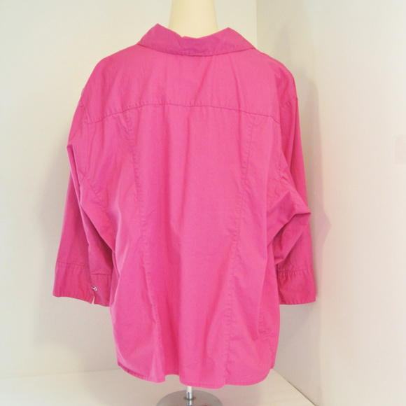 Quizz Woman-Pink Blouse-Unusual Closures-Snaps-22 - Picture 8 of 8